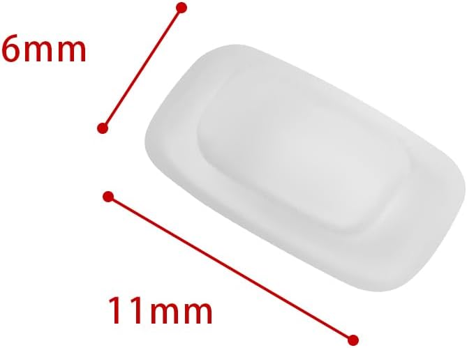 Thumbnail 4 de HiCycle2 replacement push-in eyeglasses nose pads (11mm x 6mm), 3 pairs