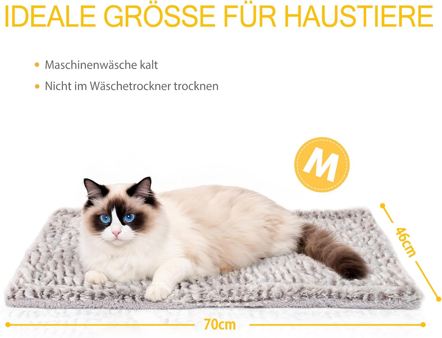 Thumbnail 6 de Mora Pets Wärmedecke 70×46 cm selbstheizend 🐱