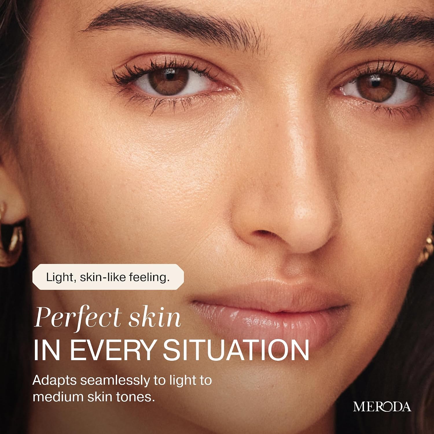 Detalle de MERODA Colour Changing Foundation SPF 15 for Mature Skin – Light to Medium, Liquid Makeup