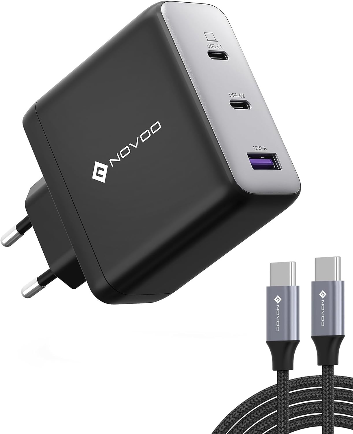 Detalle de Chargeur USB-C 120W GaN NOVOO
