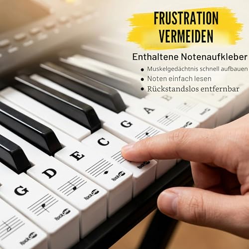 Thumbnail 5 de RockJam RJ361 Keyboard Piano 61 Tasten – Kompakt für Anfänger