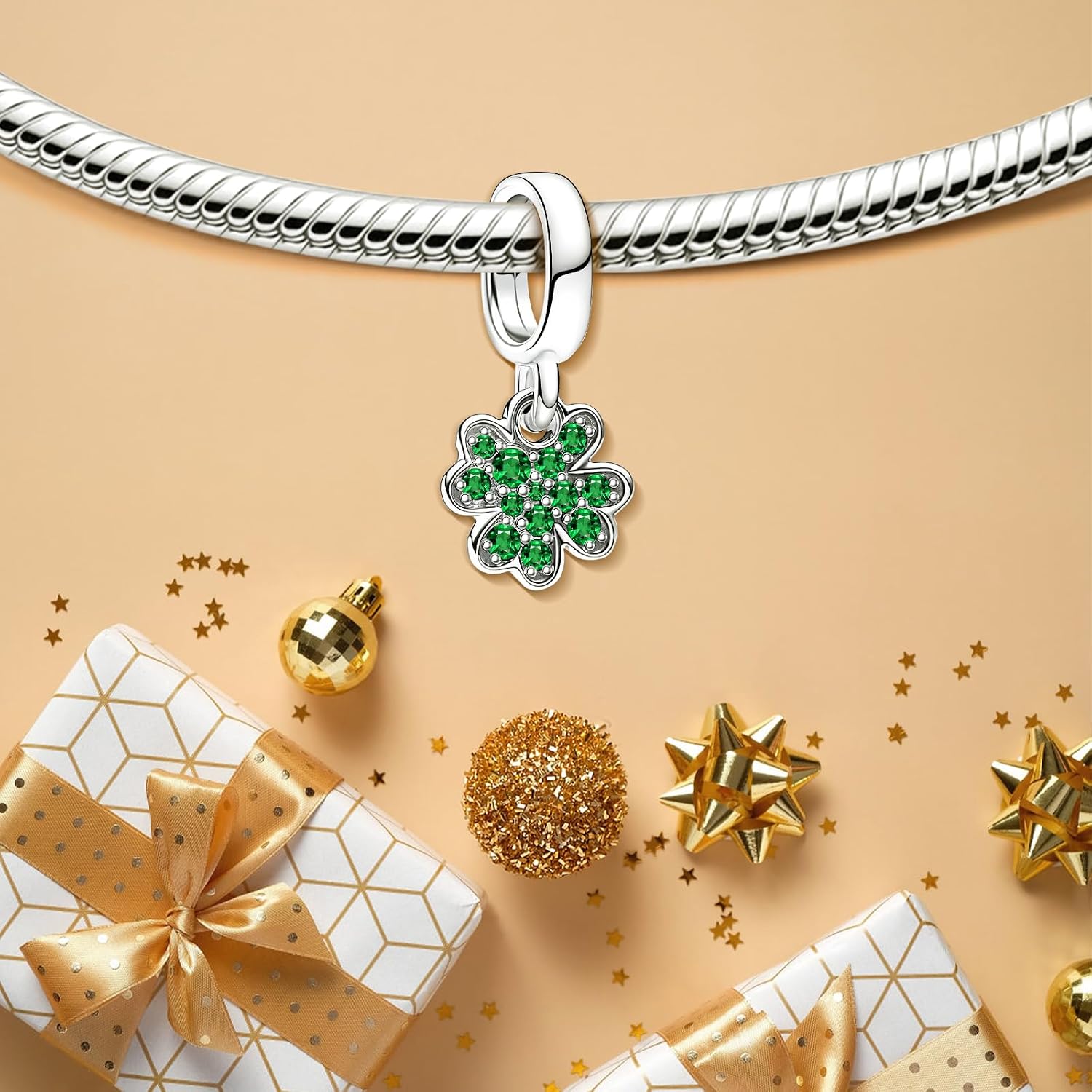 Detalle 2 de Sterling Silber Charms Anhänger für Damen
