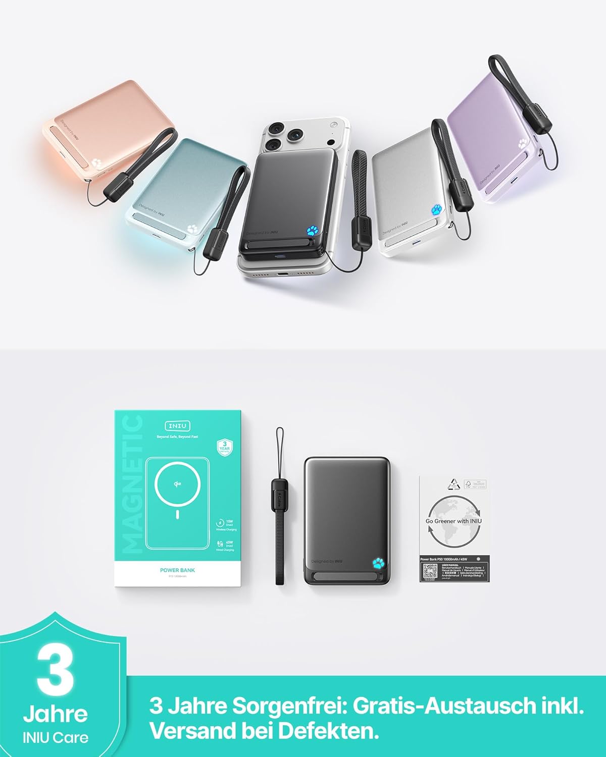 Thumbnail 6 de INIU MagSafe Powerbank 10000mAh ultraschlank
