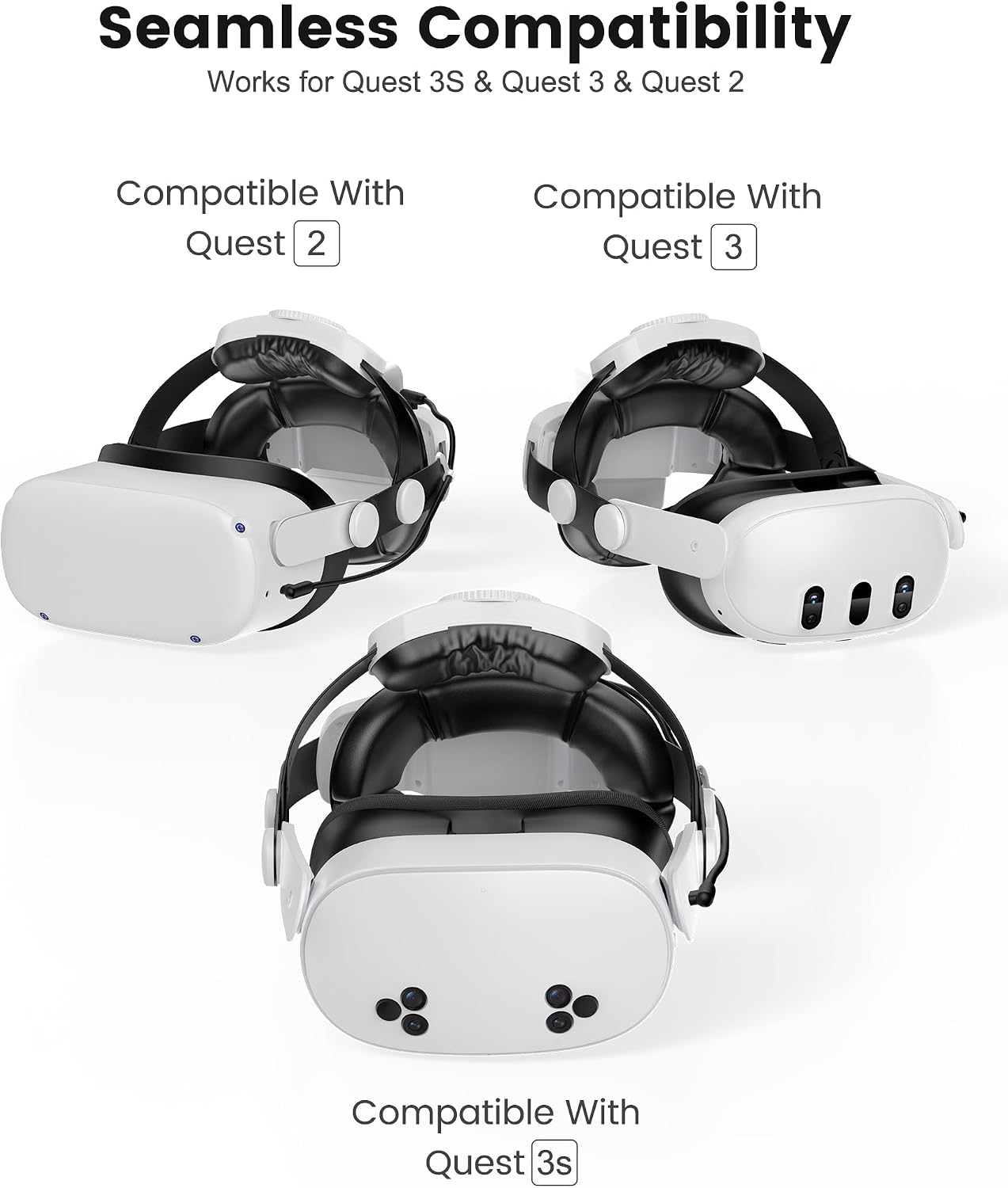 Thumbnail 5 de Fanxieast Comfort Head Strap for Quest 3/2