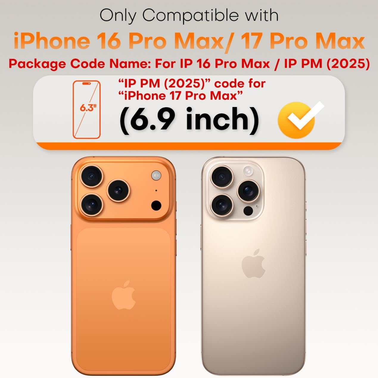 Detalle 2 de TOCOL iPhone 17 Pro Max Screen Protector 6.9