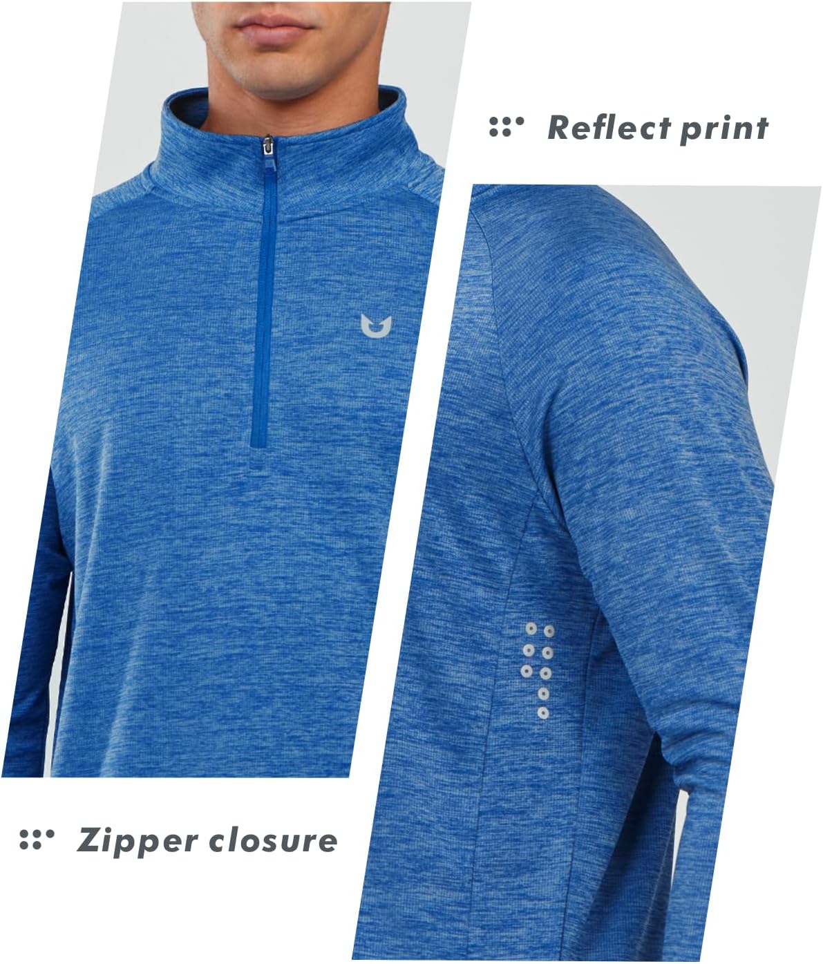 Detalle 1 de NORTHYARD Quarter Zip Running Shirt