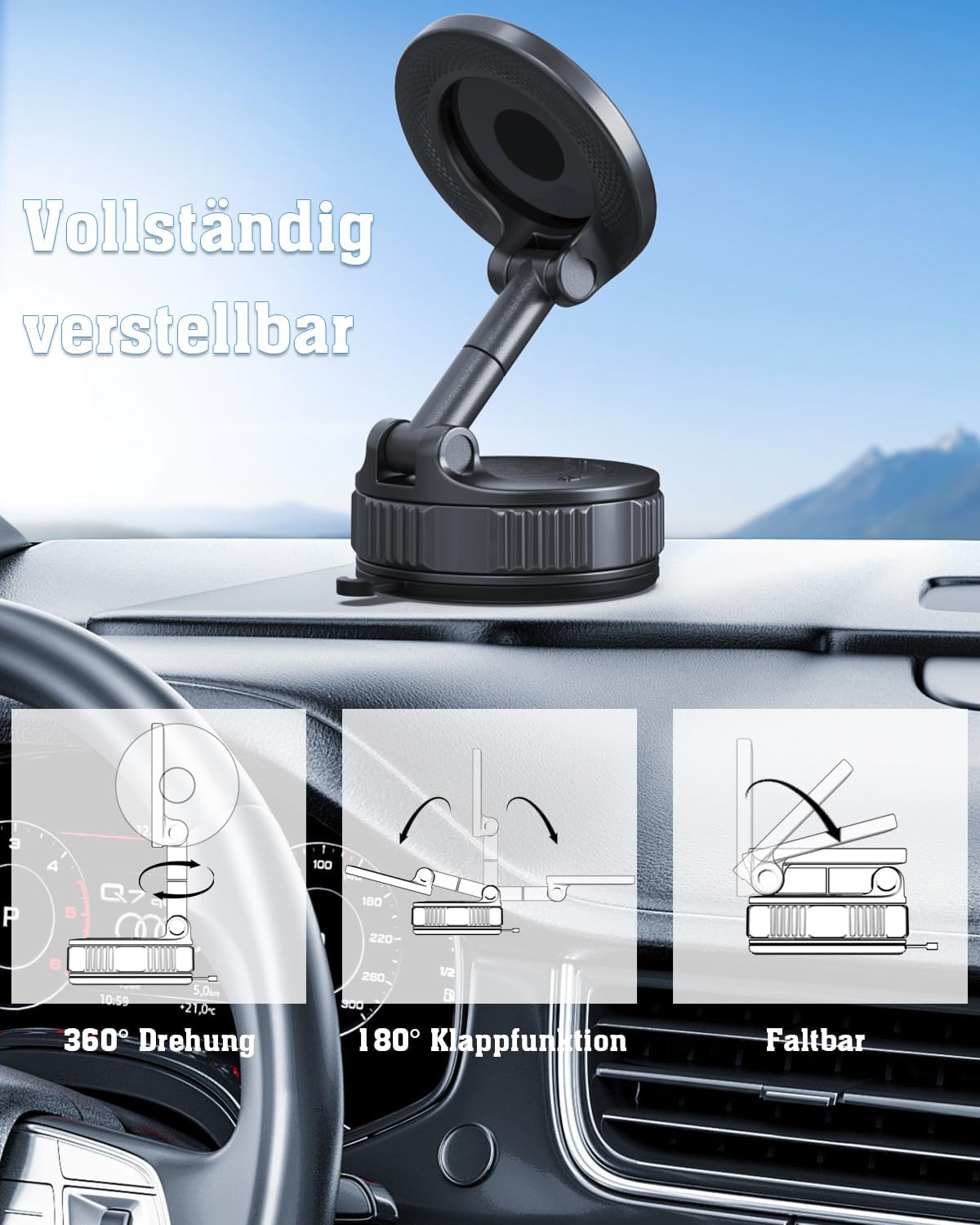 Detalle de Handyhalterung Auto N55 360° faltbar