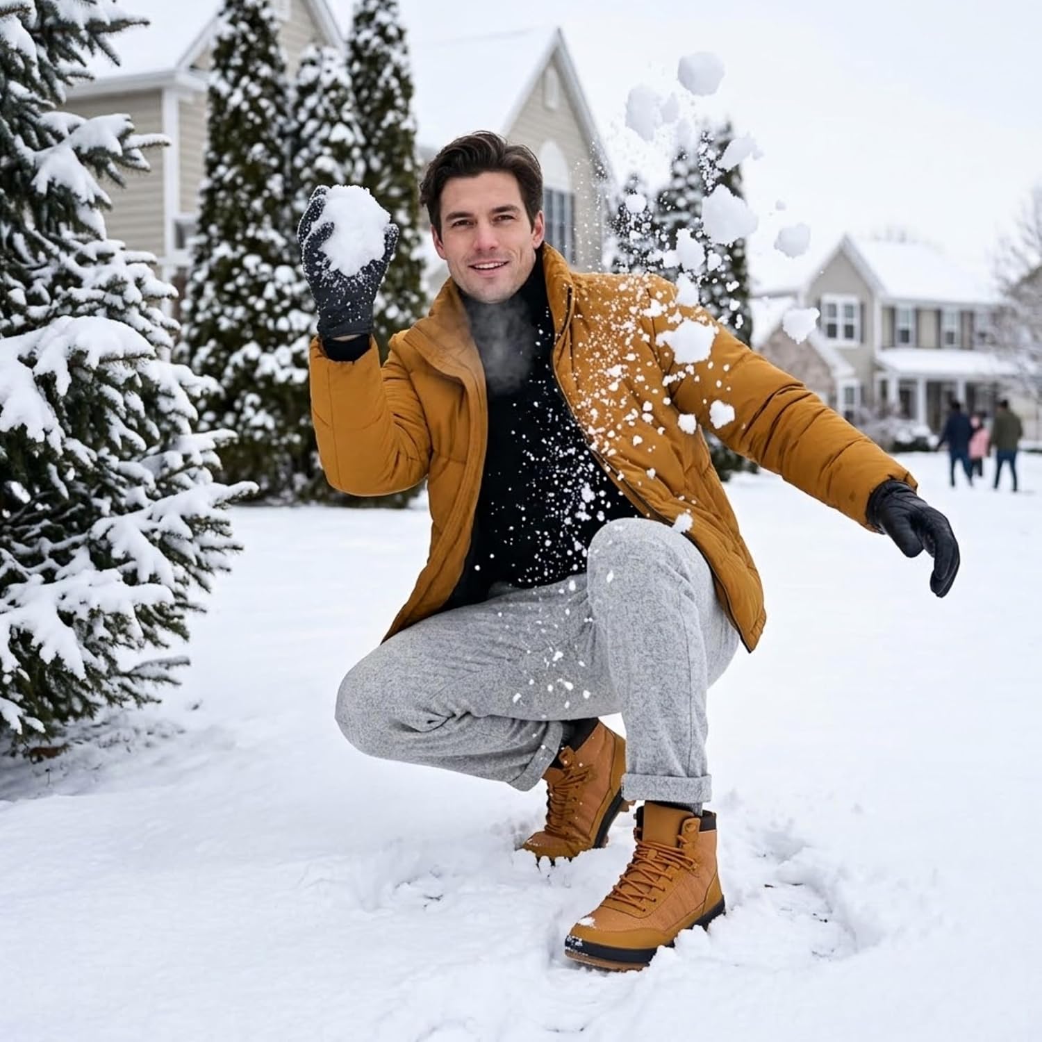 Thumbnail 1 de Wondamo Men's Snow Boots ⚡