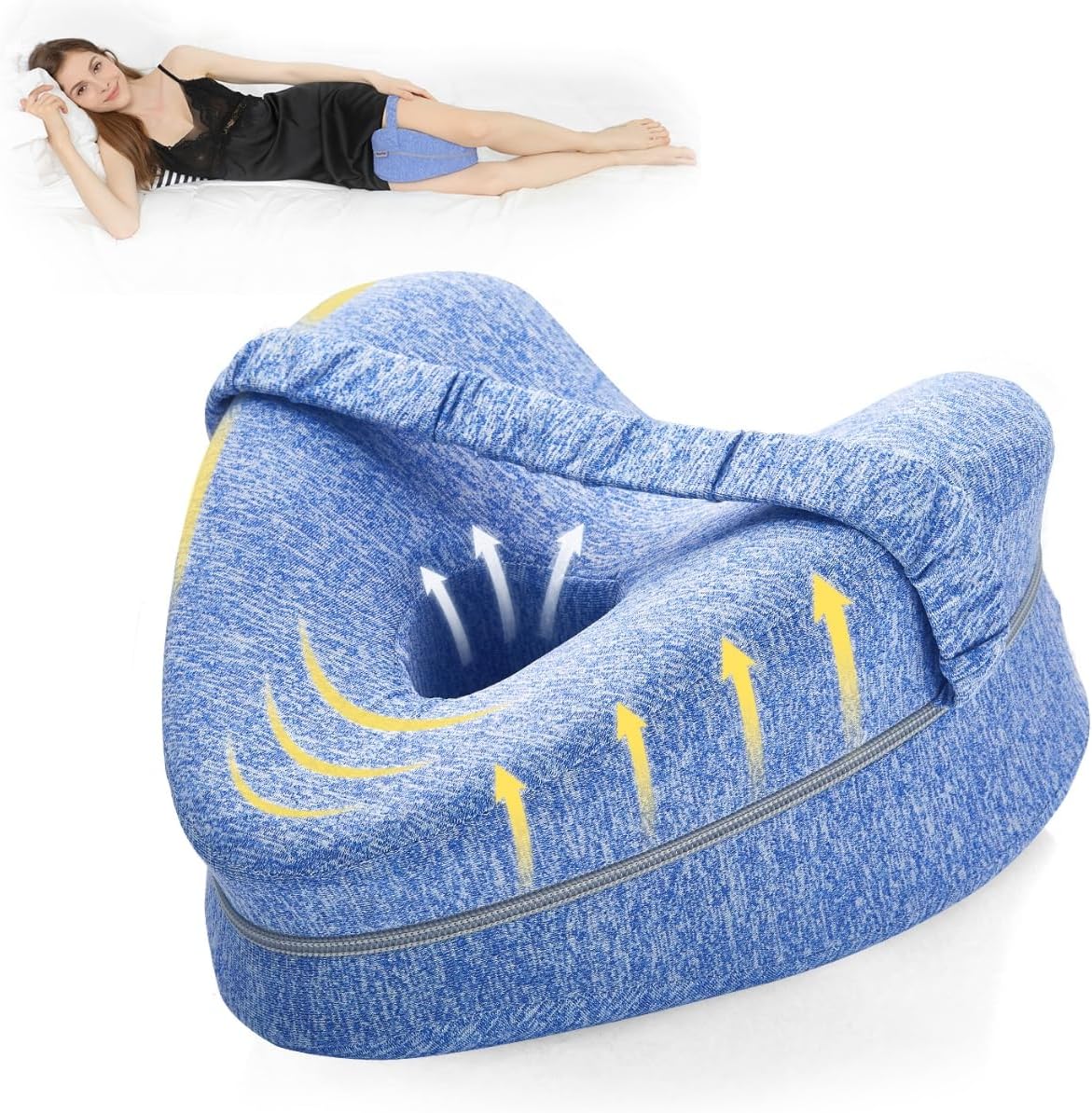 Detalle de BEAUTRIP Leg Pillow memory foam knee pillow