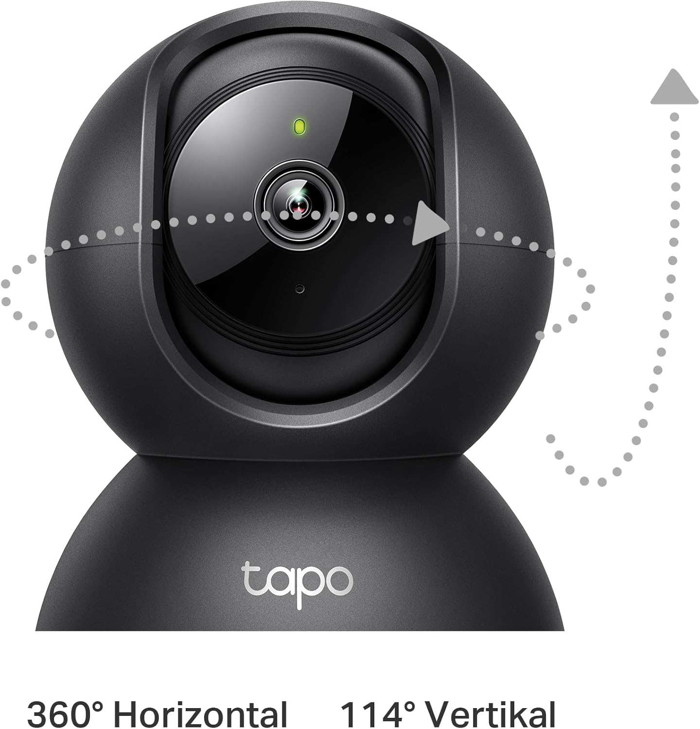 Detalle de Tapo TP-Link C211 WLAN IP Kamera – 2K, 360° Schwenk/Neige, 2-Wege-Audio, Speicheroptionen