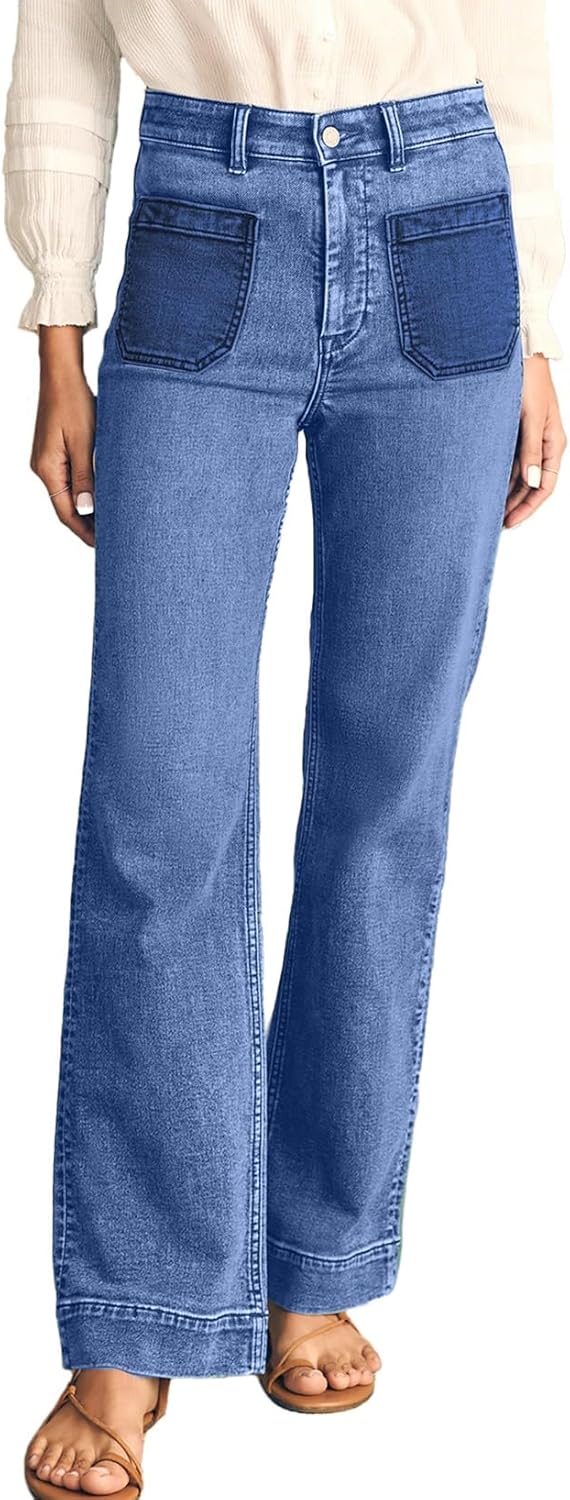 Thumbnail 6 de Astylish Women's Wide Leg Jeans — High Waisted