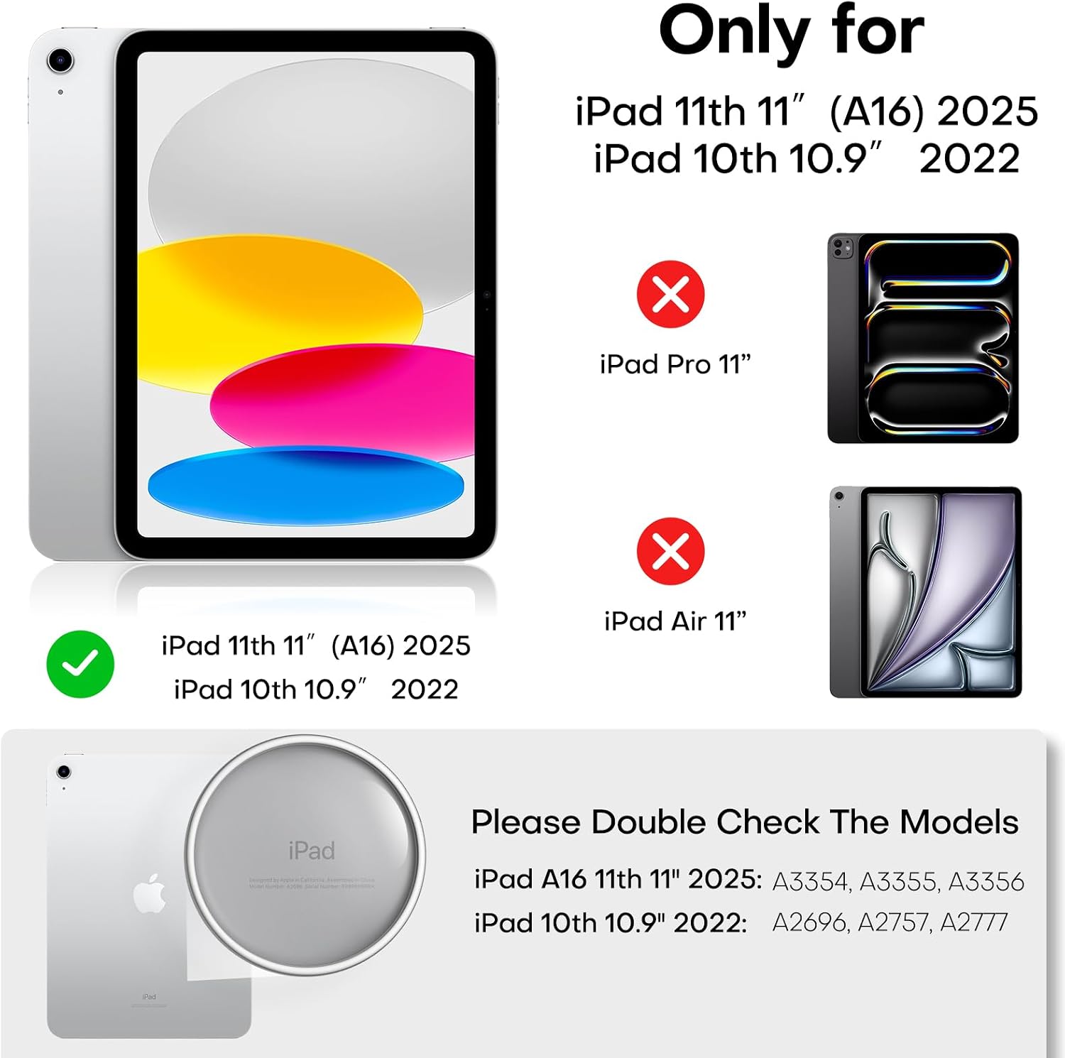 Thumbnail 1 de OMOTON Privacy Screen for iPad 11th/10th