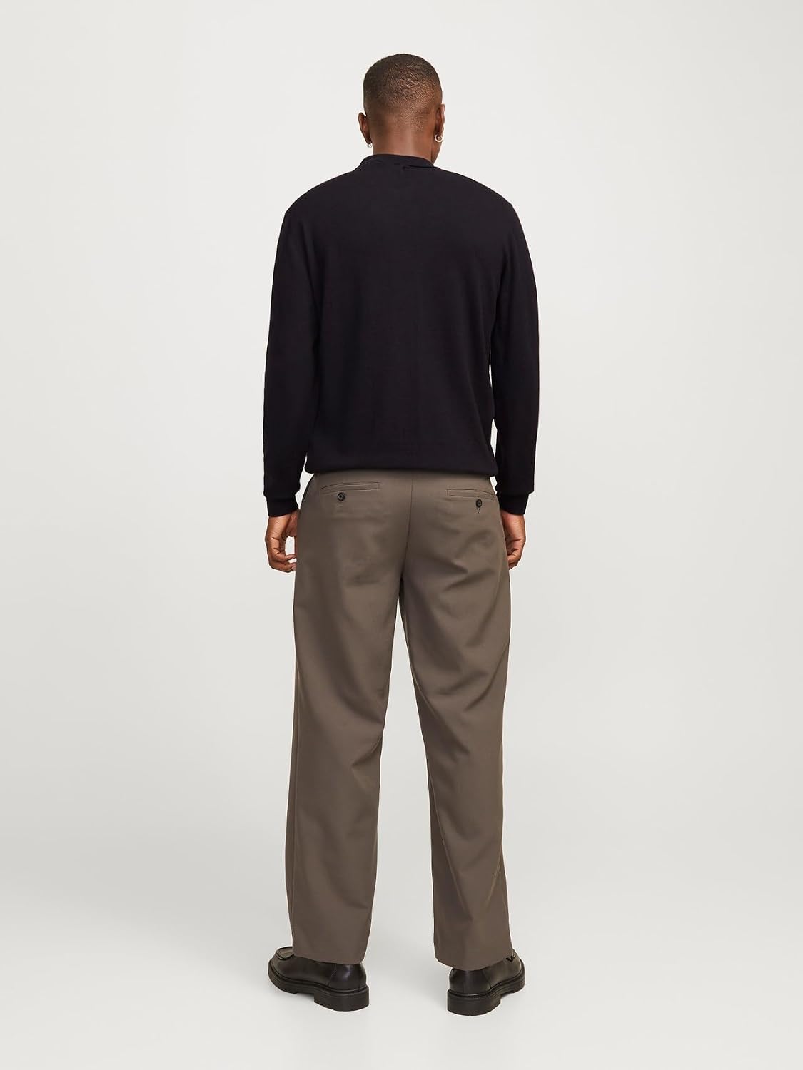 Detalle de Jack & Jones Jjeemil polo in maglia con mezza zip uomo