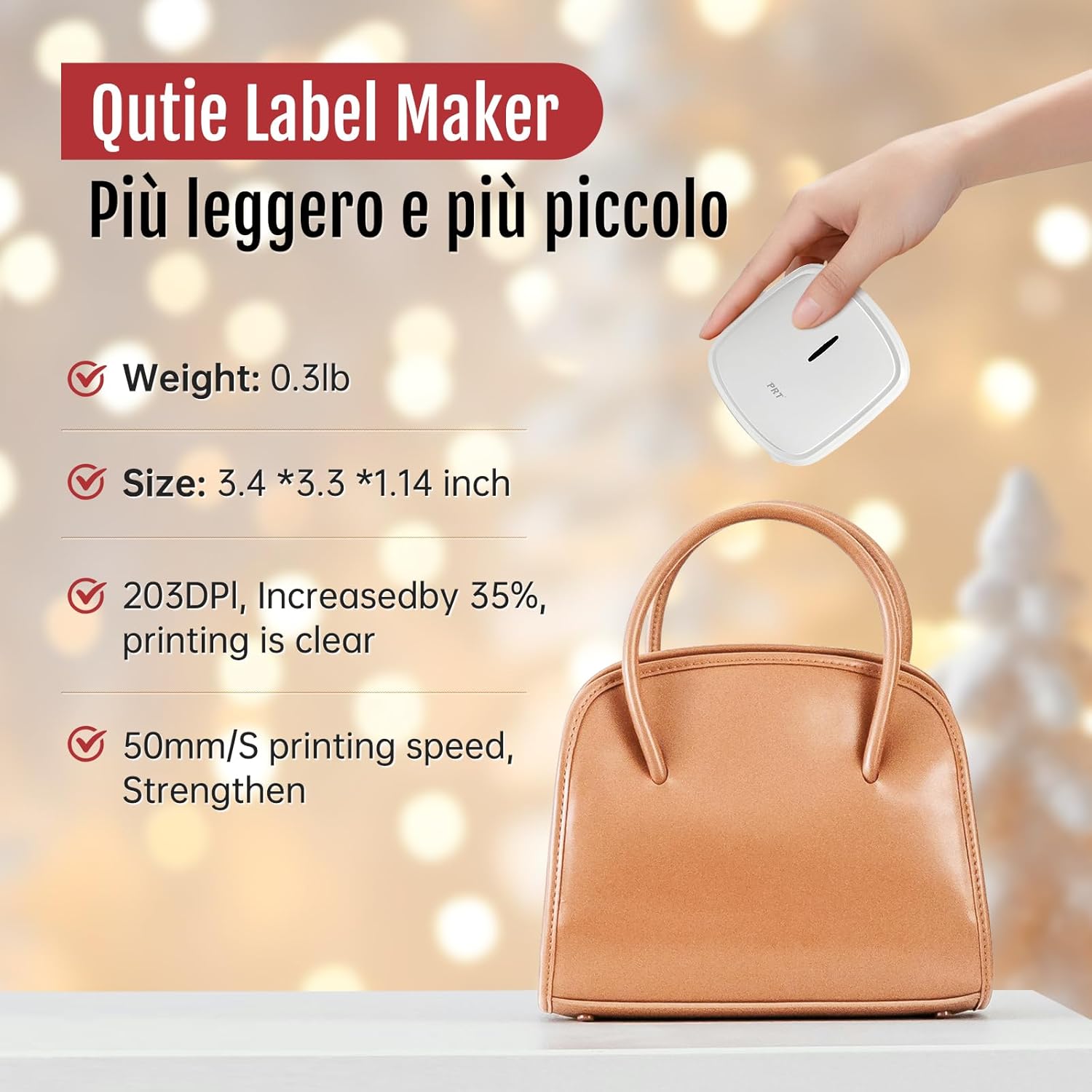 Thumbnail 4 de PRT QUTIE Etikettendrucker 2000 mAh 🖨️