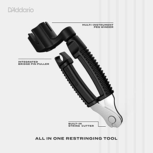 Thumbnail 1 de D'Addario Pro Guitar Winder/Cutter DP0002 — All-in-One String Tool