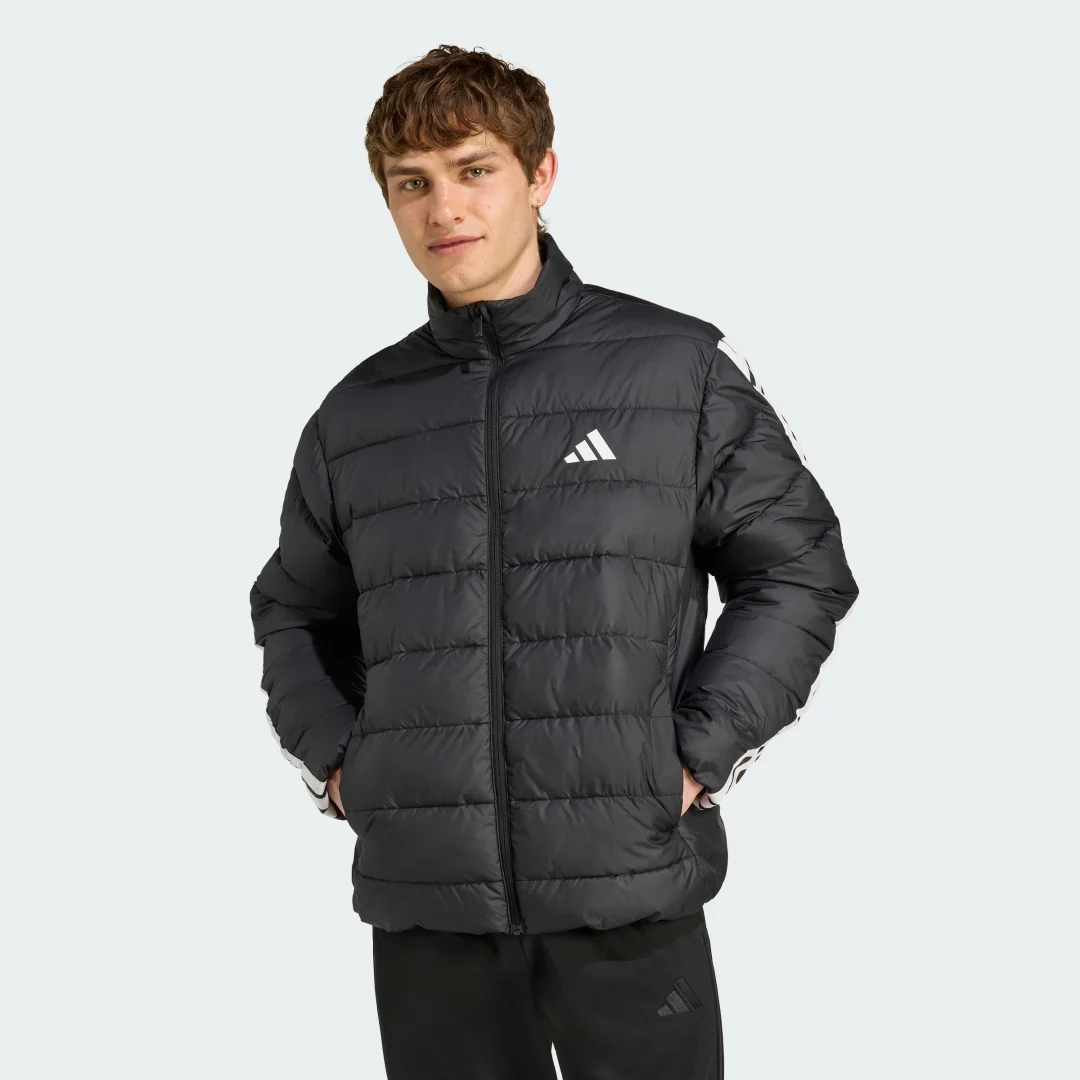 Detalle de Anorak aislante con capucha Essentials CLIMAWARM 3 Stripes de Adidas