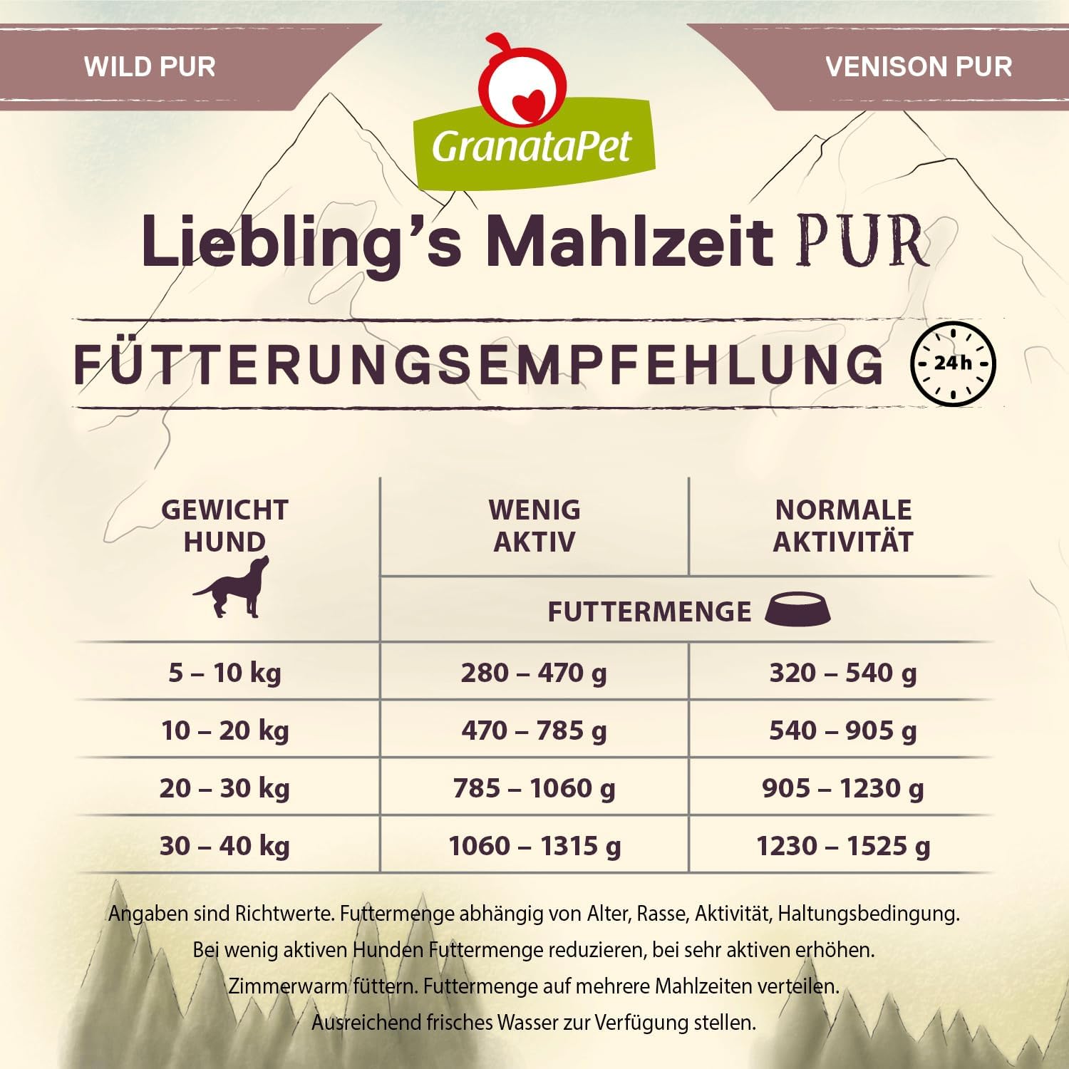 Thumbnail 5 de GranataPet Liebling's Mahlzeit Wild PUR – Nassfutter für Hunde, getreide- & zuckerfrei, 6 x 400 g