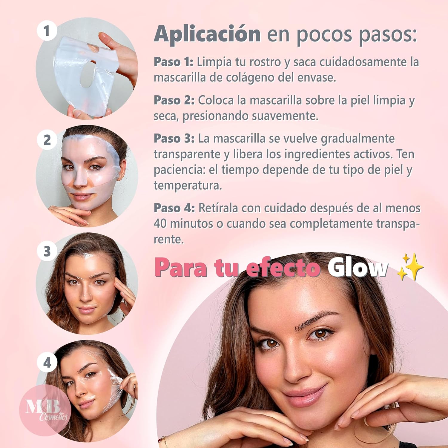 Thumbnail 6 de MB Cosmetics Mascarilla de colágeno 52.000 ppm 5 unidades