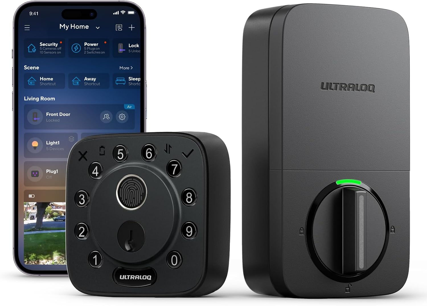 Detalle de ULTRALOQ Smart Lock with Fingerprint Access