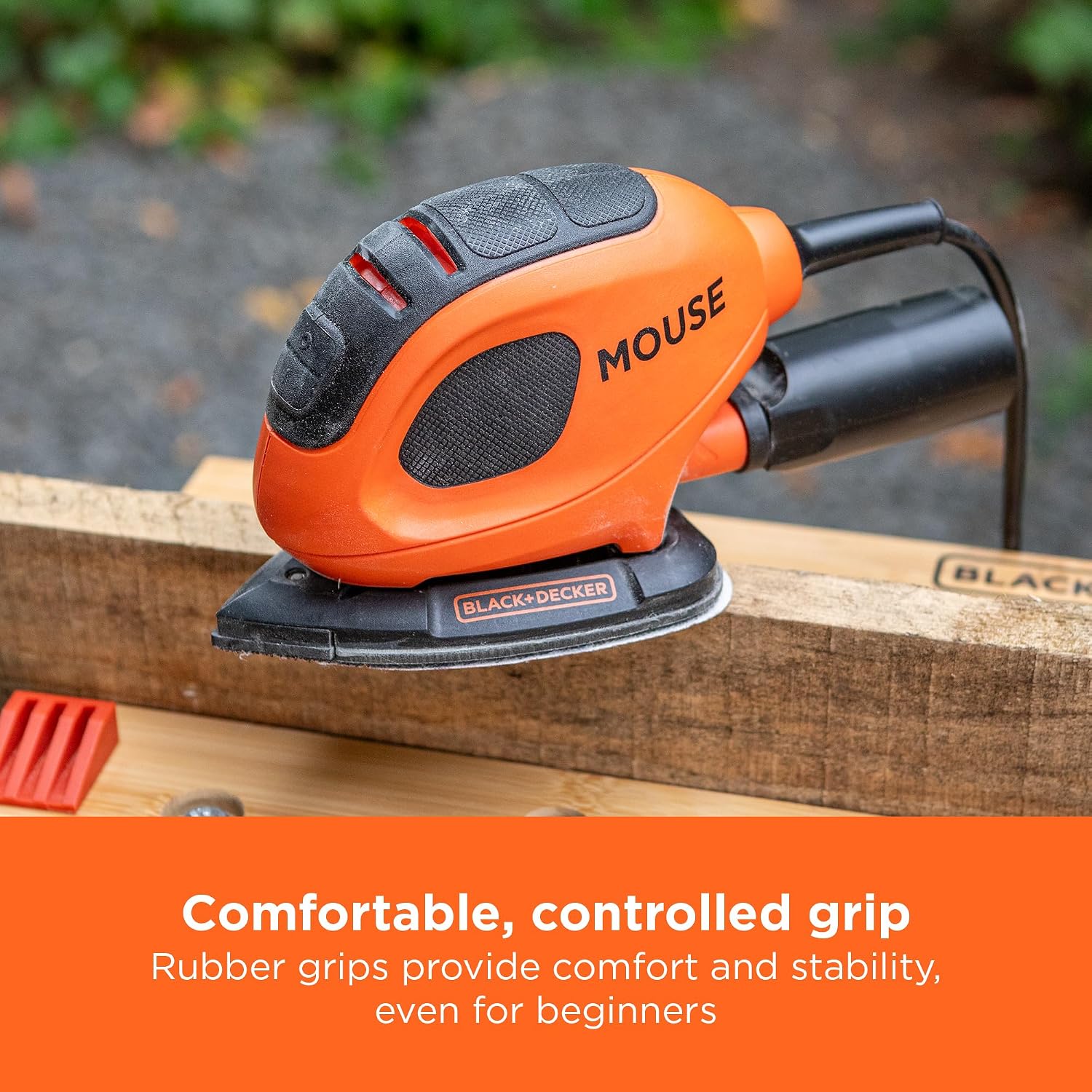 Thumbnail 6 de BLACK+DECKER 55W Compact Electric Mouse Sander BEW230BC-GB