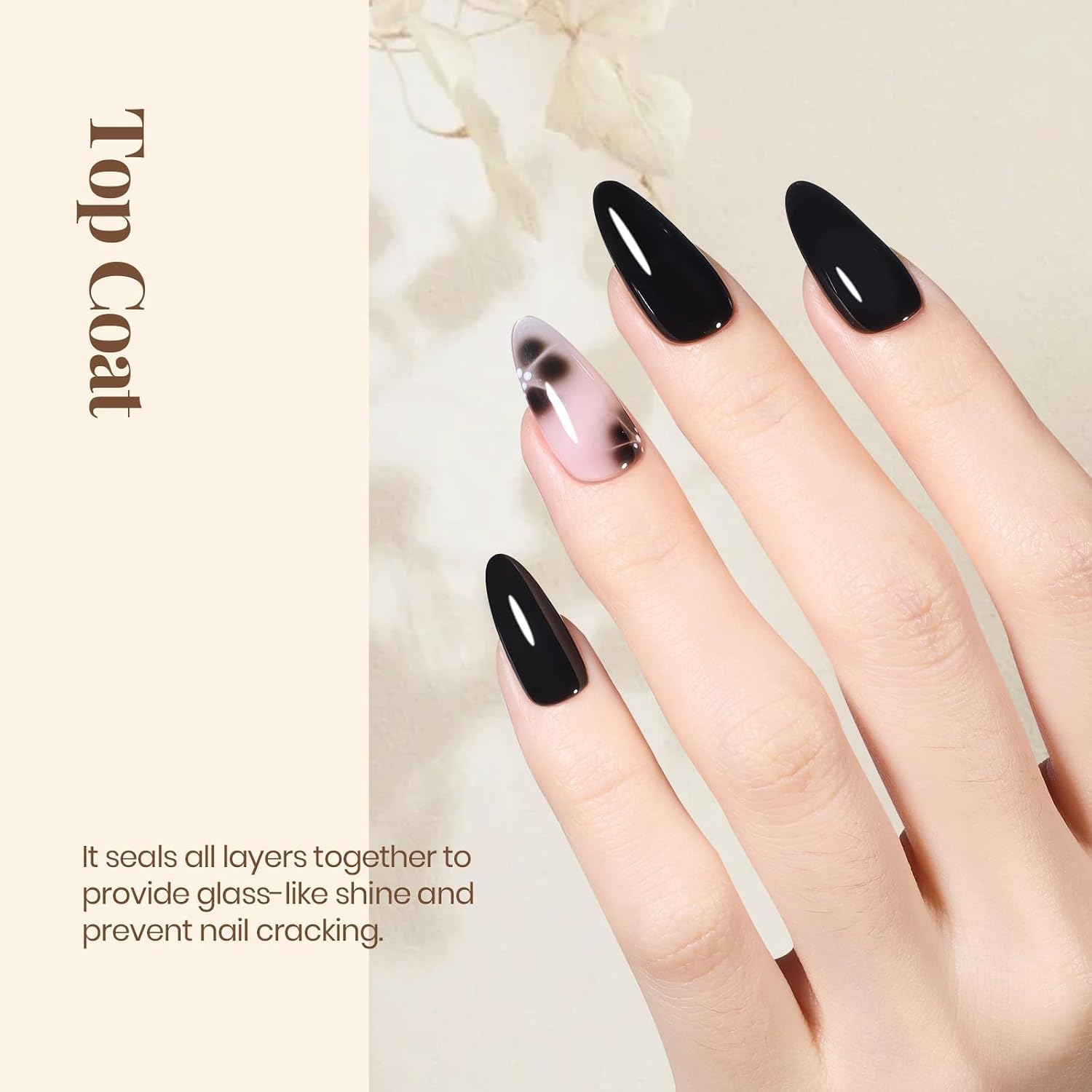 Detalle 2 de beetles 2Pcs No Wipe Top Coat 15ml ๐