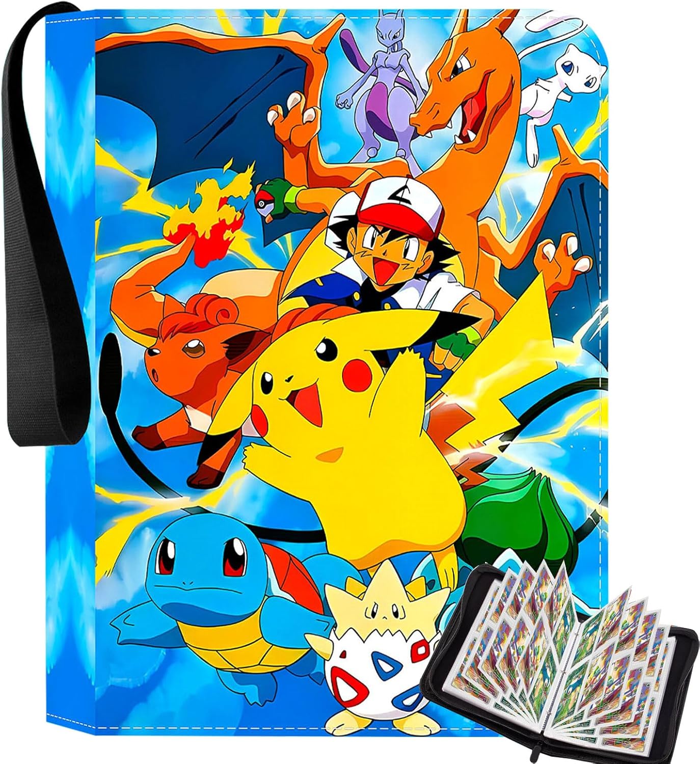 Thumbnail 2 de Lutandi Karten-Sammelalbum mit 50 Seiten und bis zu 400 Kartenkapazität – Geschenk für Kinder