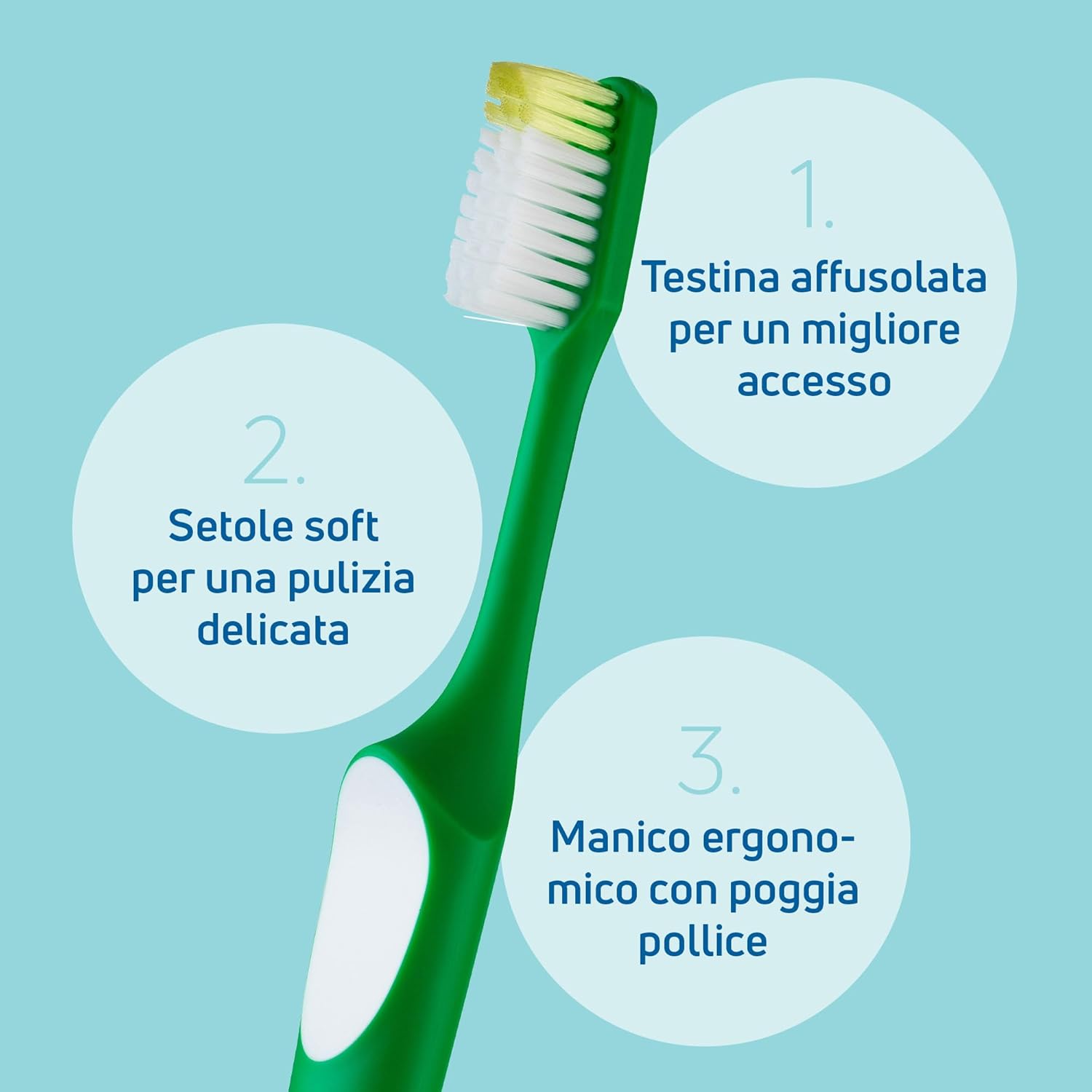 Thumbnail 6 de TePe Nova Soft: spazzolino con punta allungata per denti posteriori, 3pz
