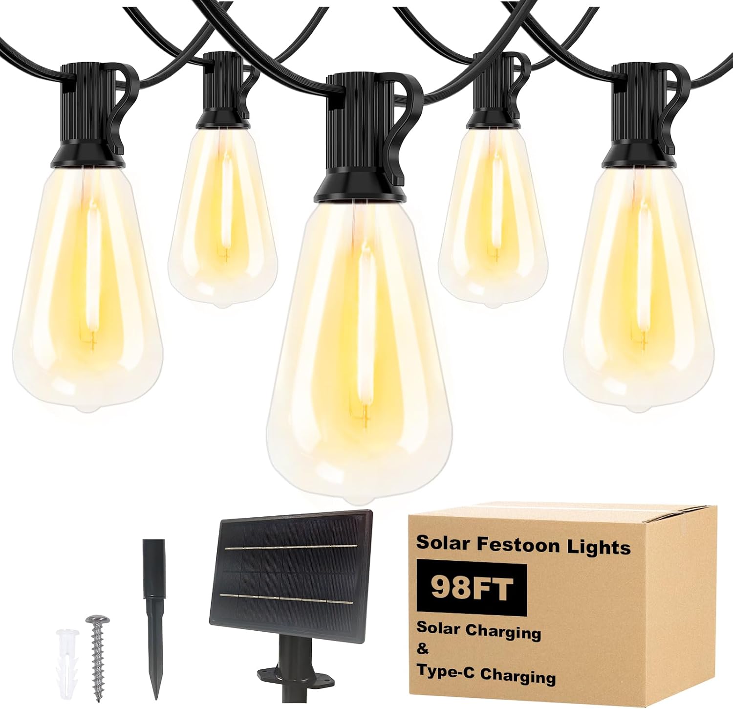 Detalle de Spacelumen 30M Solar Festoon Lights