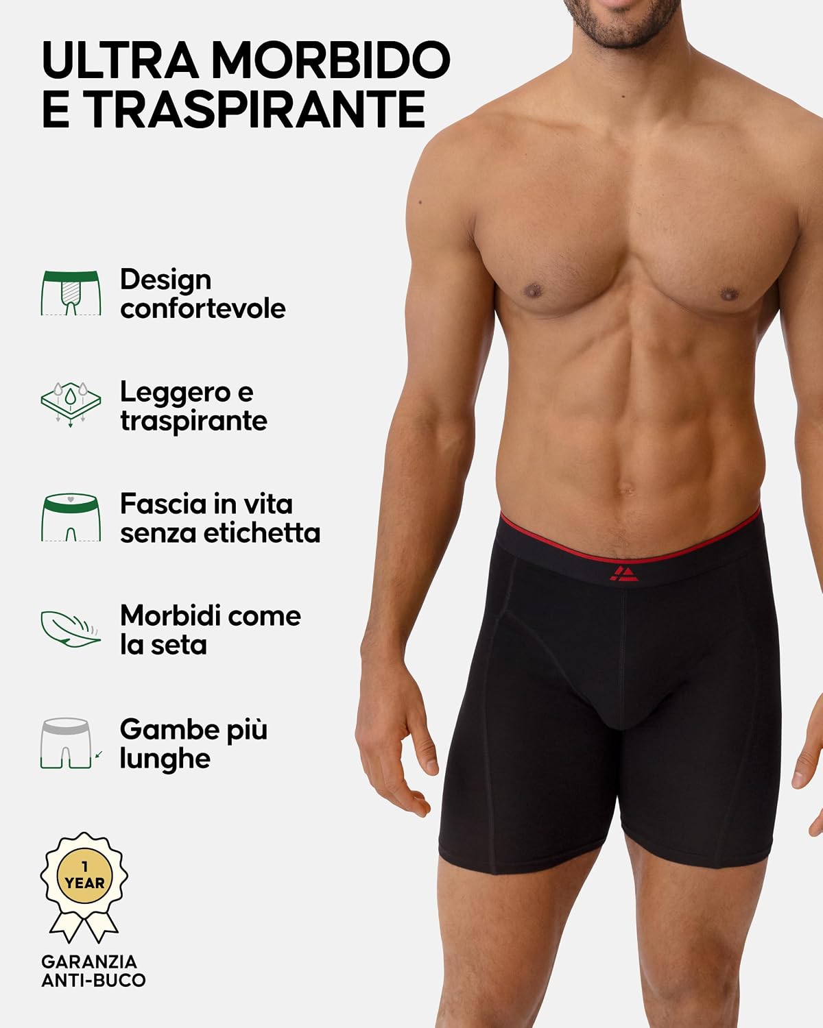 Detalle 2 de DANISH ENDURANCE Boxer Bamboo Lunghi 65% viscosa