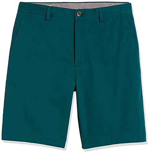 Thumbnail 8 de Amazon Essentials Pantalones Cortos Chinos de Corte Clásico para Hombre (Verde Oscuro, 29W, 23 cm de tiro)