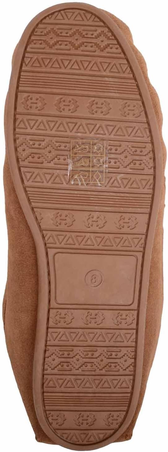 Thumbnail 6 de SNUGRUGS Mens Unisex Genuine Sheepskin Lined Moccasin Slipper with Hard Sole