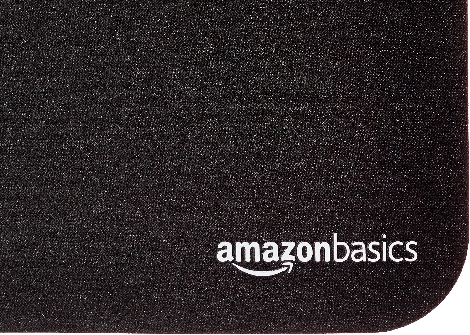 Detalle de Amazonベーシック ゲーム用マウスパッド Mサイズ ブラック 270 x 320 mm 布製・ゴム製