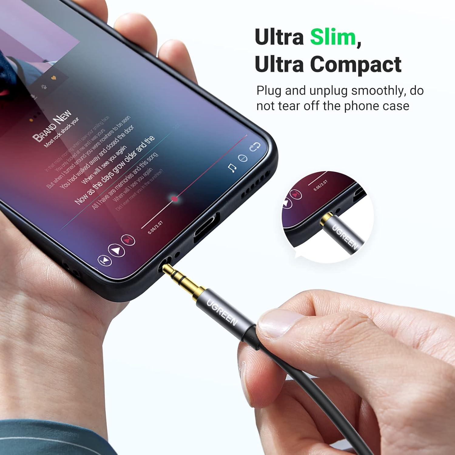 Thumbnail 6 de UGREEN 3.5mm Extension Cable 6.6ft