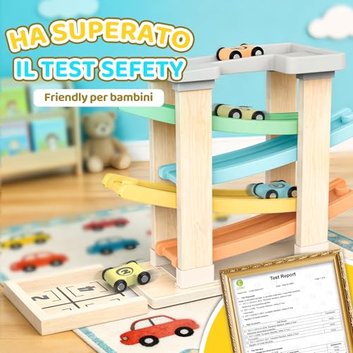Detalle 2 de Toyzey pista per macchinine in legno