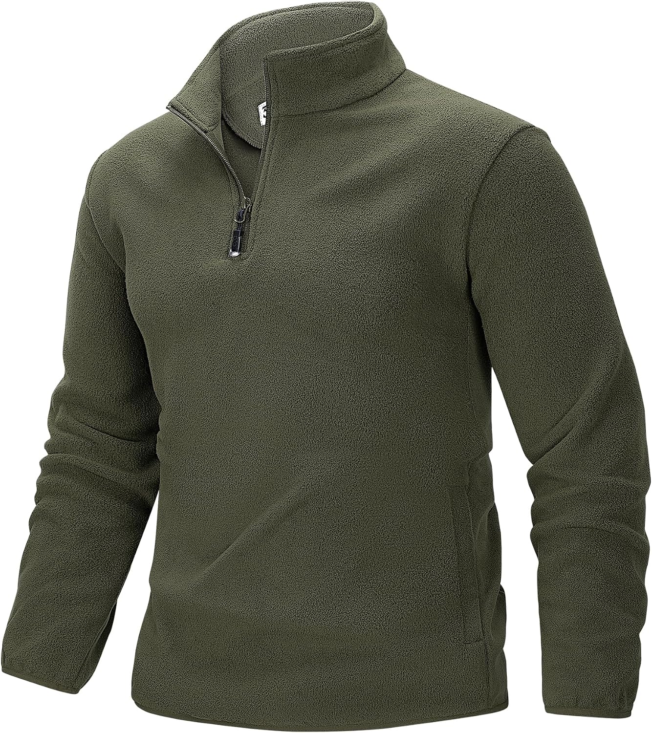 Detalle de 33,000ft Men’s Microfleece Half-Zip Pullover Jacket with 2 Pockets
