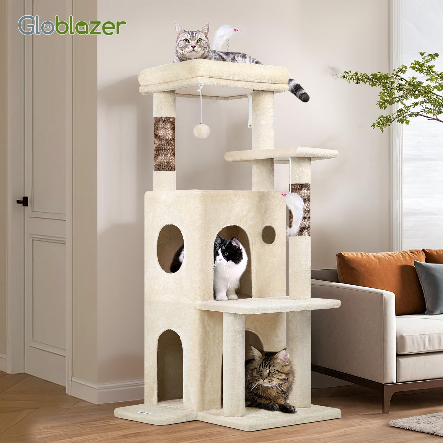 Thumbnail 6 de Globlazer Cat Tree, 50-inch