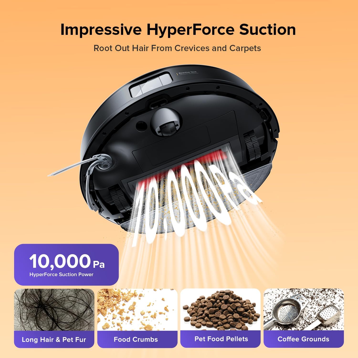 Thumbnail 1 de roborock Q10 S5 Robot Vacuum Cleaner with Mop, 10000Pa + LiDAR Navigation