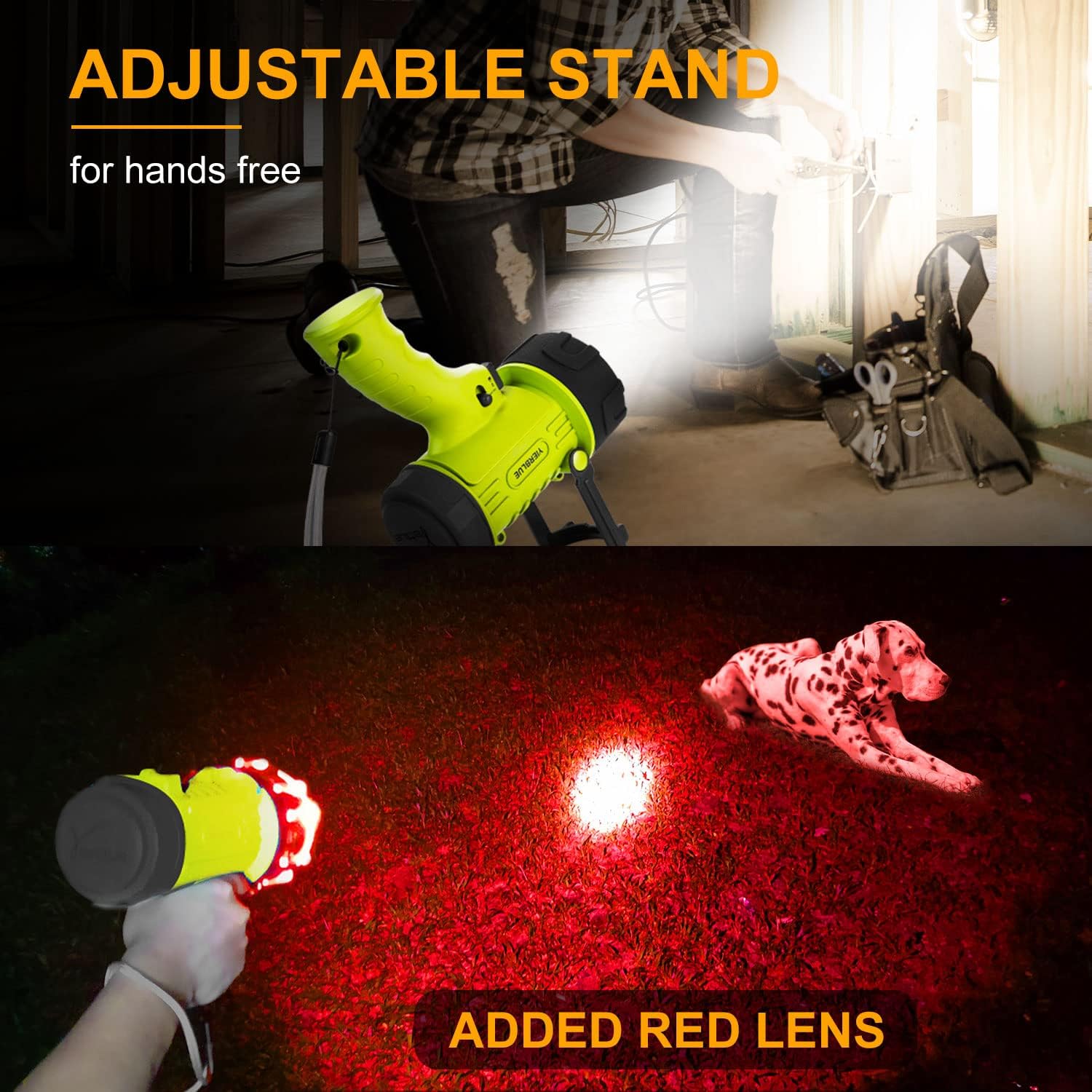 Thumbnail 4 de YIERBLUE Rechargeable Spotlight 100000 lumens 🔦