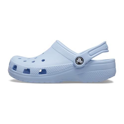 Detalle de Crocs Classic Clog K: Zoccoli unisex bambino in Blue Calcite, misura 28/29 EU