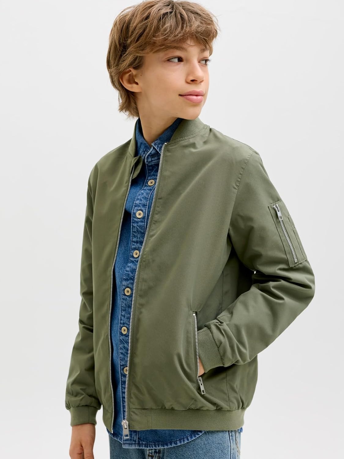 Thumbnail 6 de JACK & JONES Boy Blousonjacke für Jungen – Junior Blousonjacke mit Reißverschluss