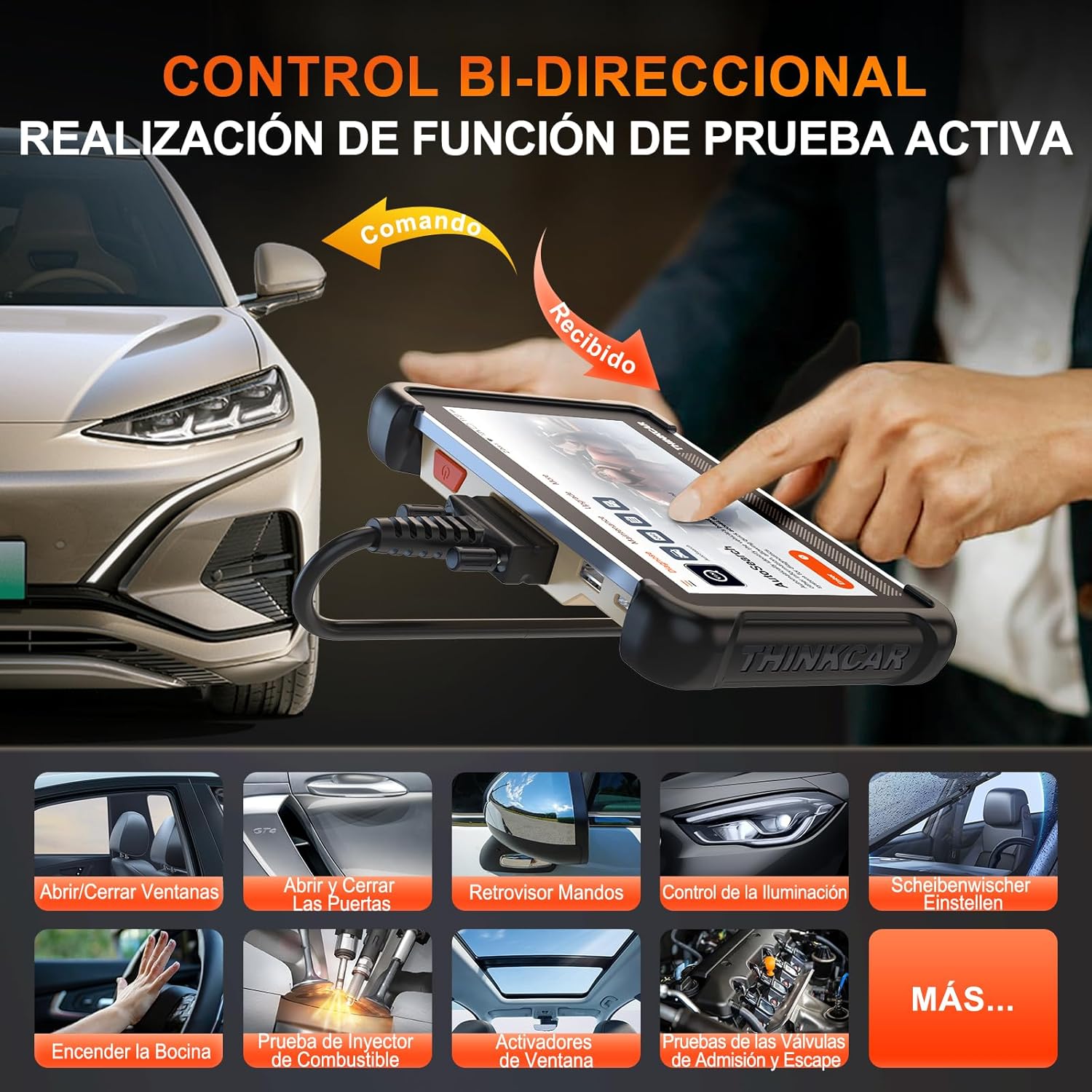 Thumbnail 3 de ThinkScan 672 OBD2 Diagnóstico 28 funciones