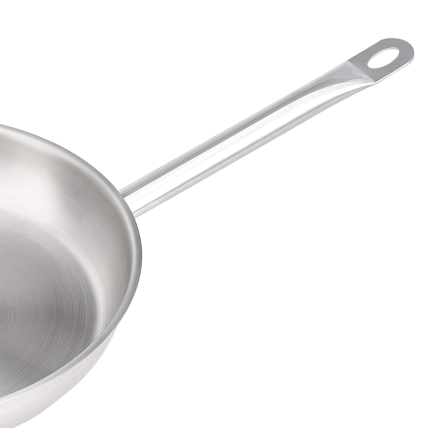 Thumbnail 3 de Amazon Basics Bratpfanne 28 cm aus Edelstahl mit Aluminiumboden – robust, induktionsgeeignet