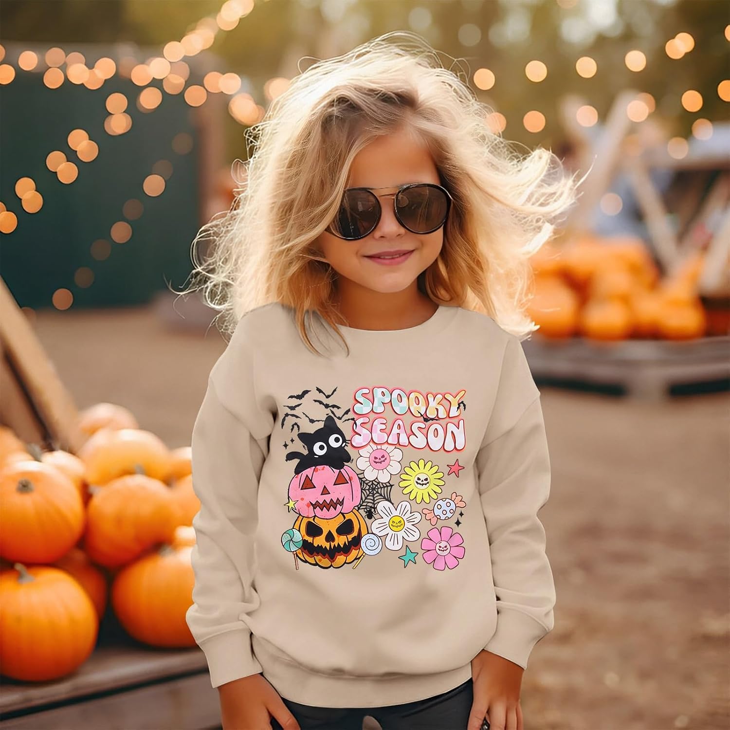 Detalle 2 de MODNTOGA Halloween sweatshirt cotton blend
