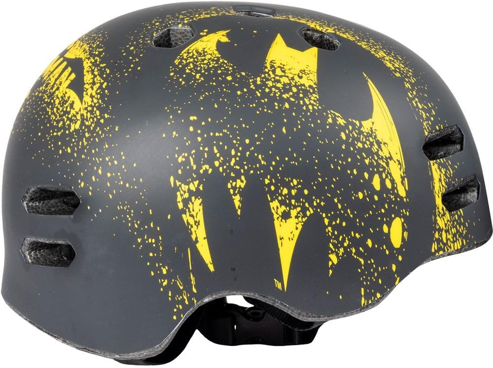 Detalle de Casco street bambino Batman Tataway 55-58 cm (taglia M) – stile supereroe e protezione leggera