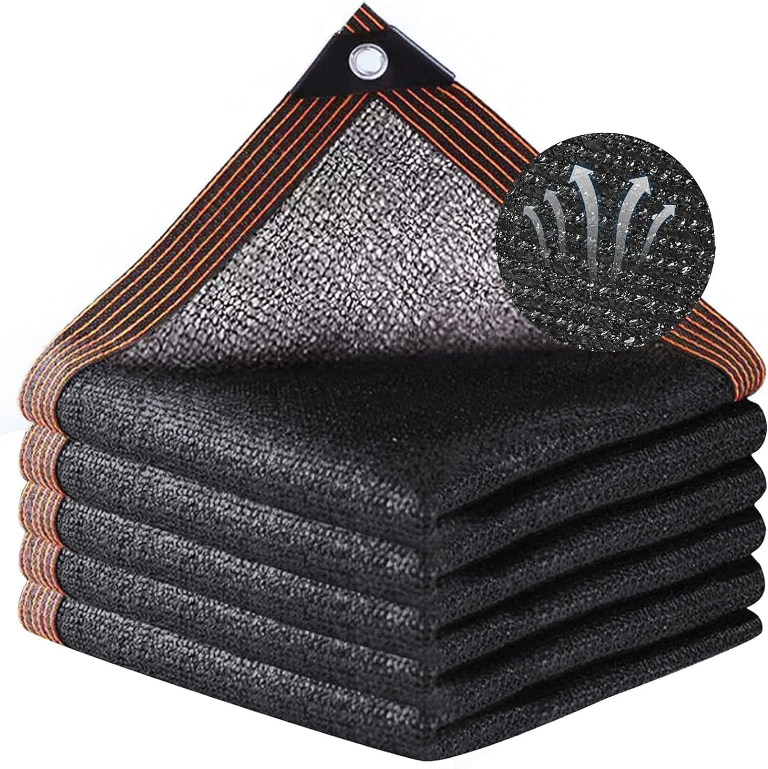 Detalle de Schattierungsnetz Garten Schattennetz mit Ösen – UV-Schutz 80–95% für Balkon, Terrasse, Gewächshaus und mehr