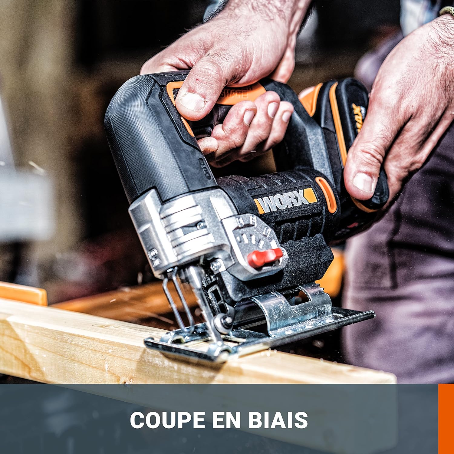 Thumbnail 2 de WORX Scie Sauteuse sans Fil 20V WX543.9 – polyvalente et compacte