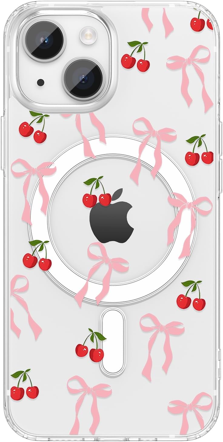 Thumbnail 6 de ZTOFERA Magnetic iPhone 16 Case — White Polka Dot Clear, Slim Yet Protective