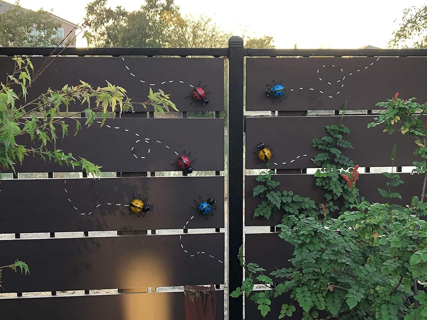 Thumbnail 5 de Ladybugs garden wall art set of 4