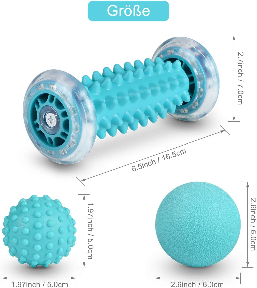 Thumbnail 6 de BOENFU Igelball Fußmassage Ball 3er Set – innovativer Fußmassageroller für Füße