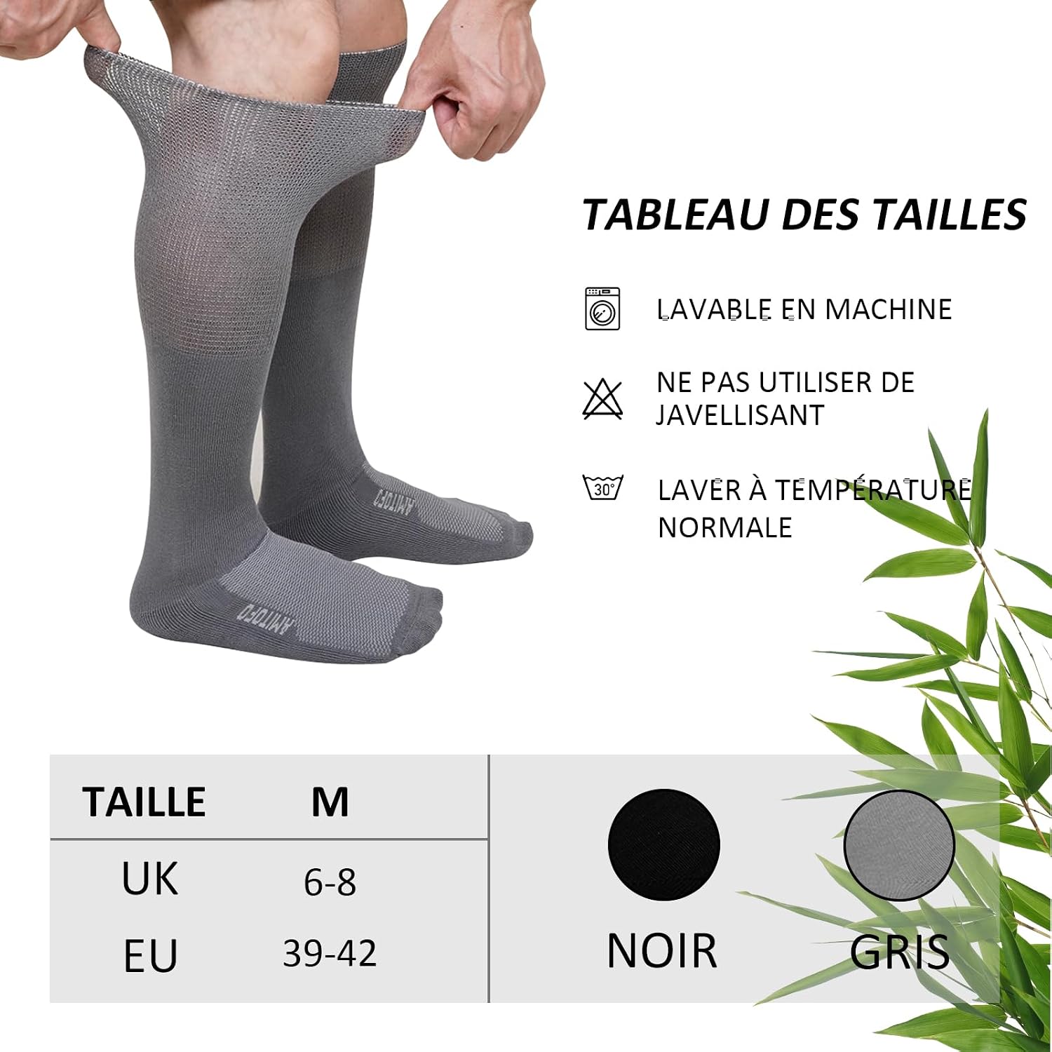 Thumbnail 6 de LOFIR Chaussettes Diabétiques Hautes 39-42